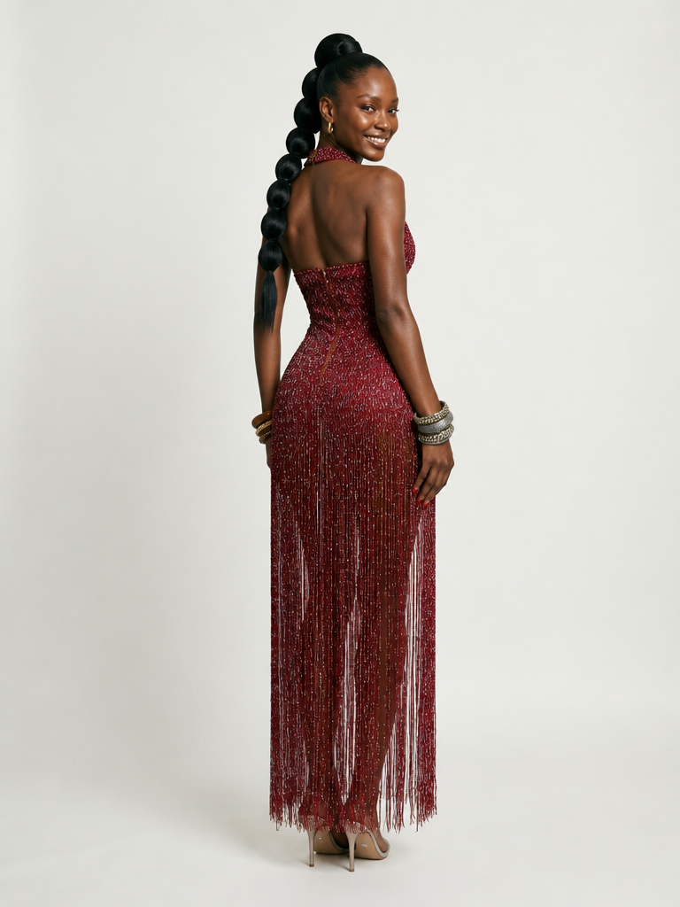 Fierce Rhinestone Mesh Bodysuit