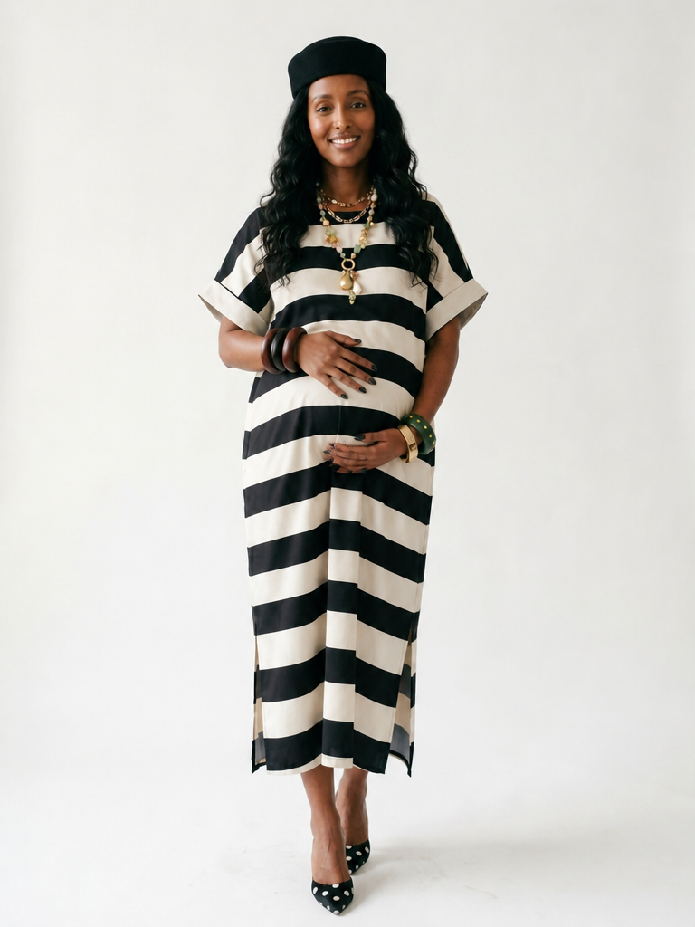 Limitless Striped Bohemian Maxi Dress
