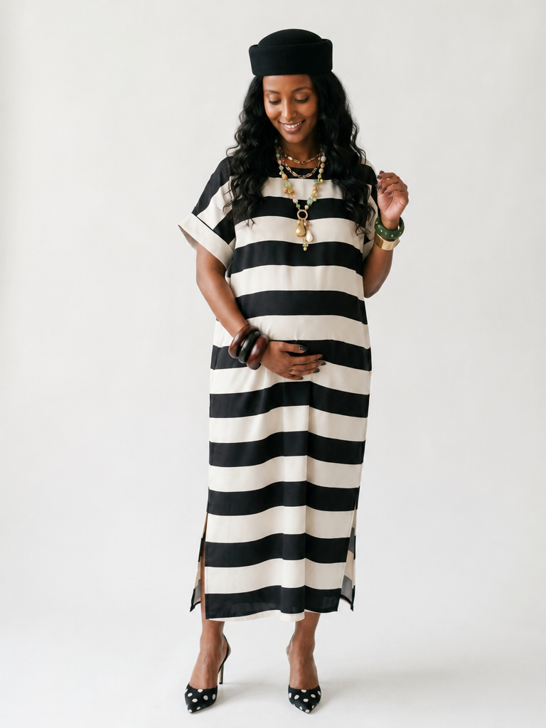 Limitless Striped Bohemian Maxi Dress