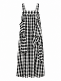 Sovereign Plaid Patchwork Maxi Dress