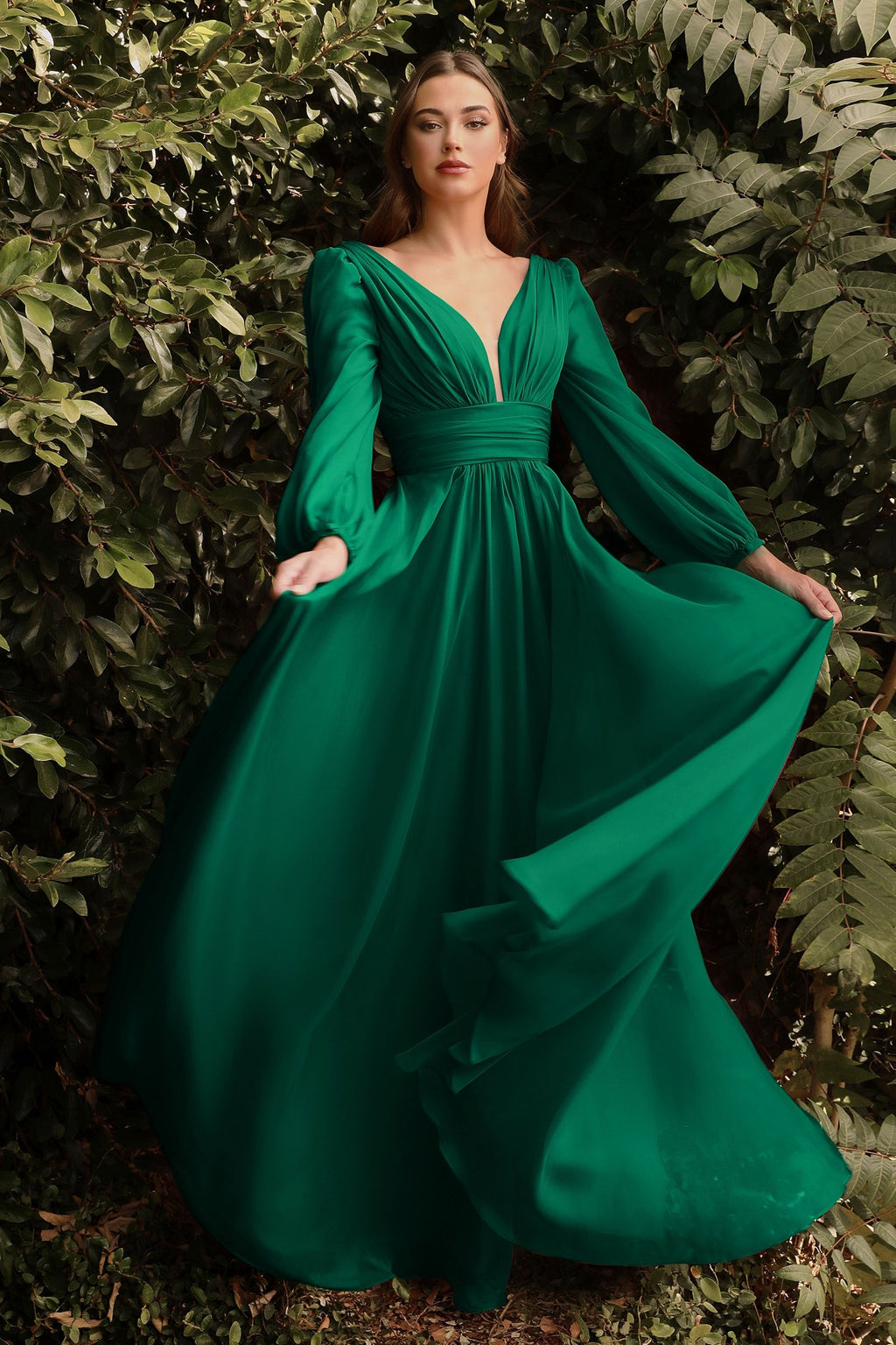 Chiffon Long Sleeve Dress CDCD0192