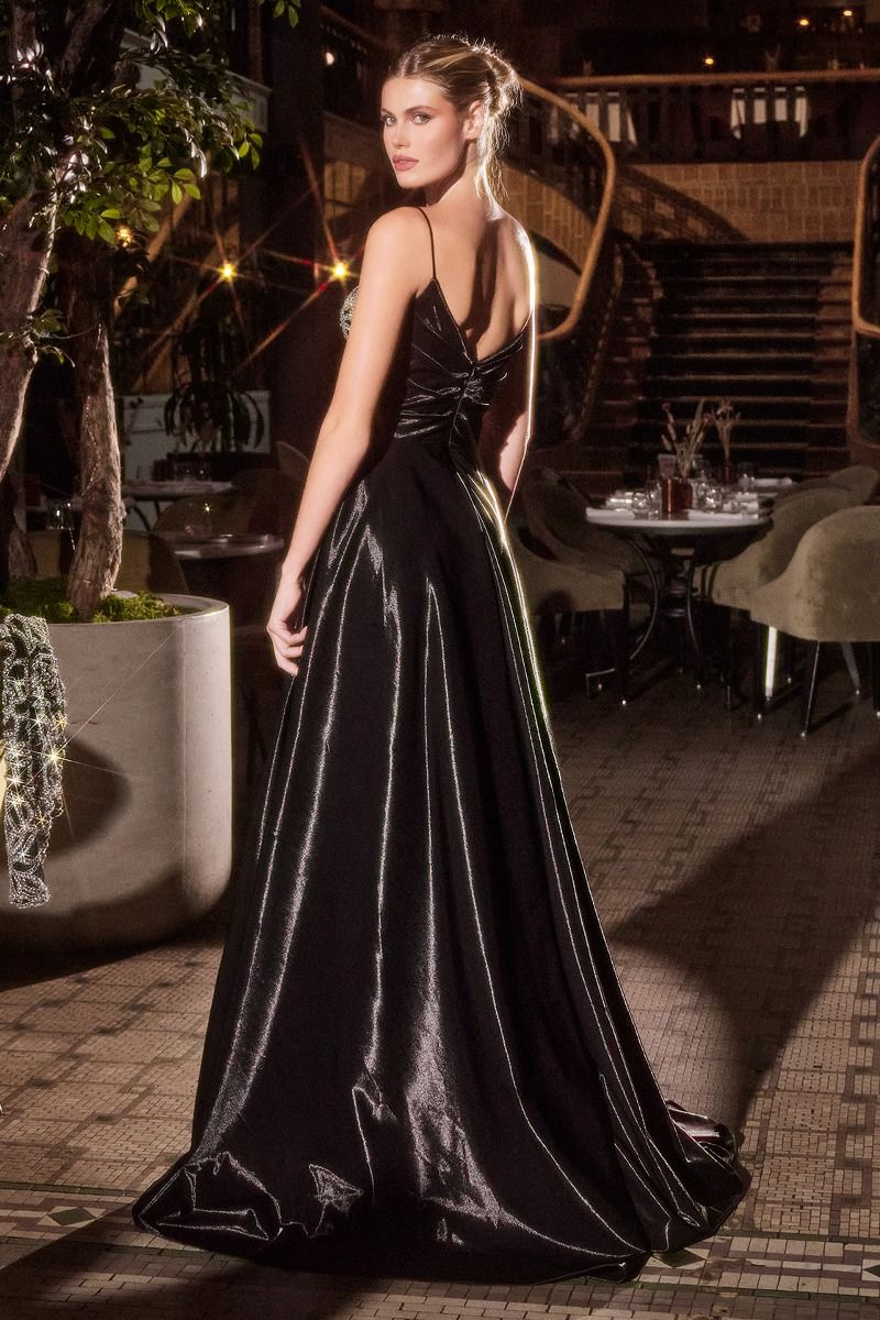 Elegant Embellished Formal Long Special Occasion Gown Detailed CDJ882