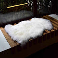 Natural New Zealand Sheepskin Rug 2x3 | Single Pelt | Ultra-Soft Thick Wool | Undyed & Formaldehyde-Free | Nursery-Safe
